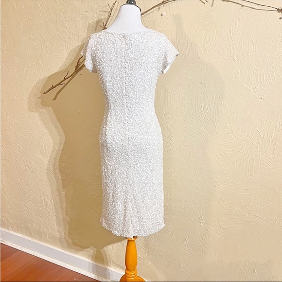 Theia Luxury Gown With Sparkling Crystal and Sequins - Picture 6 of 12